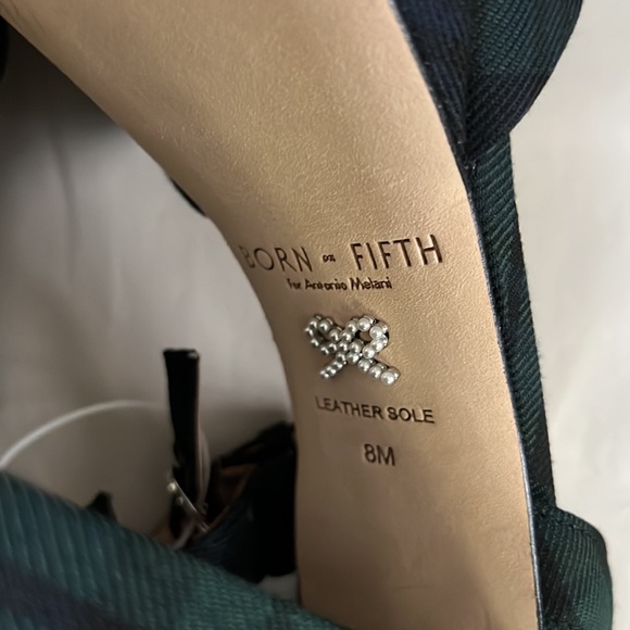 Antonio Melani x Born on Fifth Liv Tartan Plaid Closed Toe Platform Dress Pumps - Picture 11 of 12